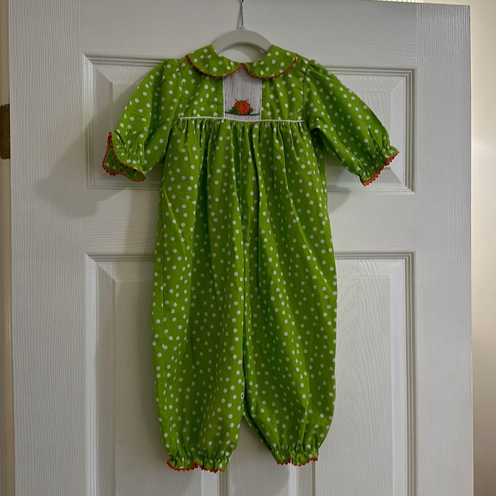 Bailey Boys polka dot pumpkin longall.